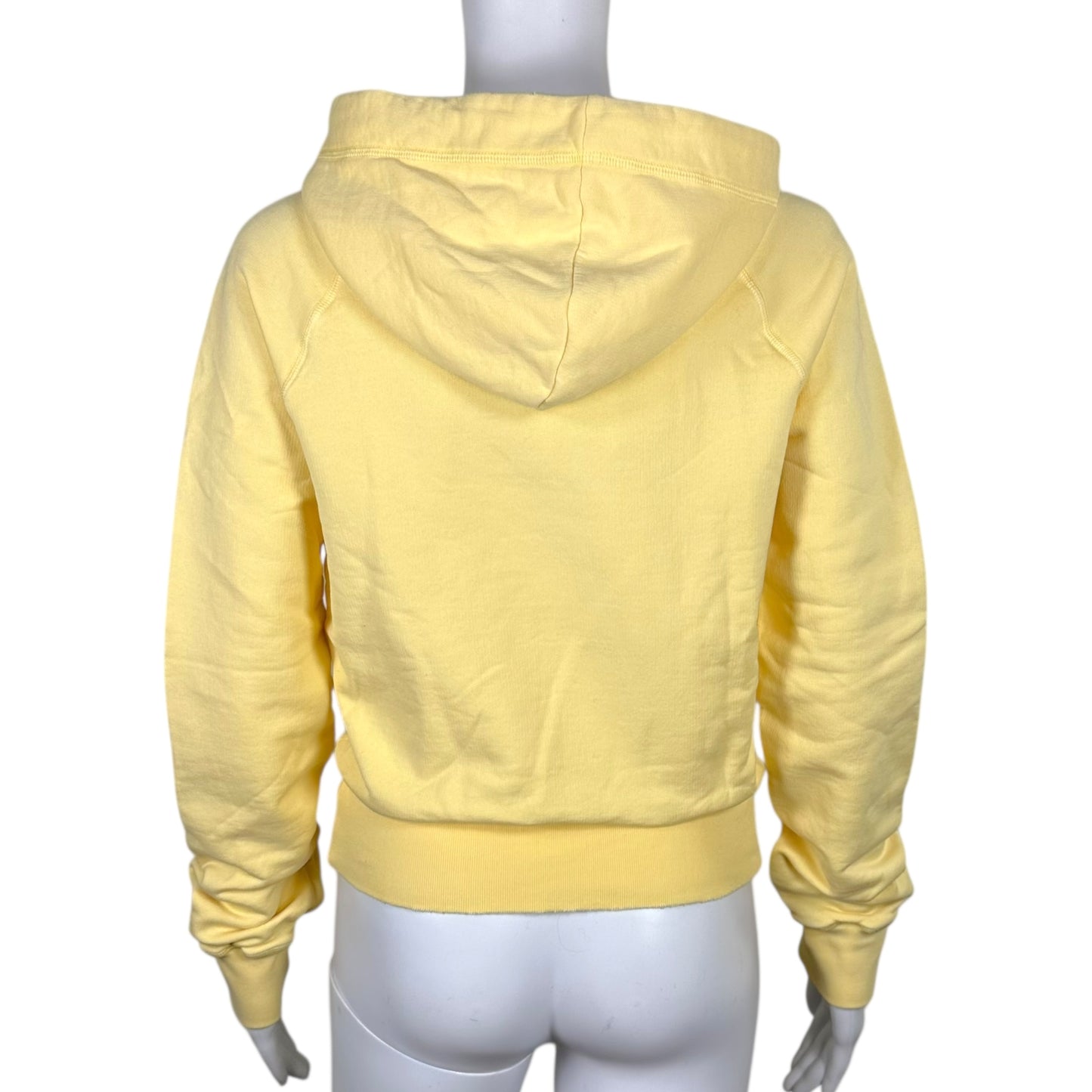 Dsquared2 Pale Yellow Street Sign Graphic Hoodie NEW