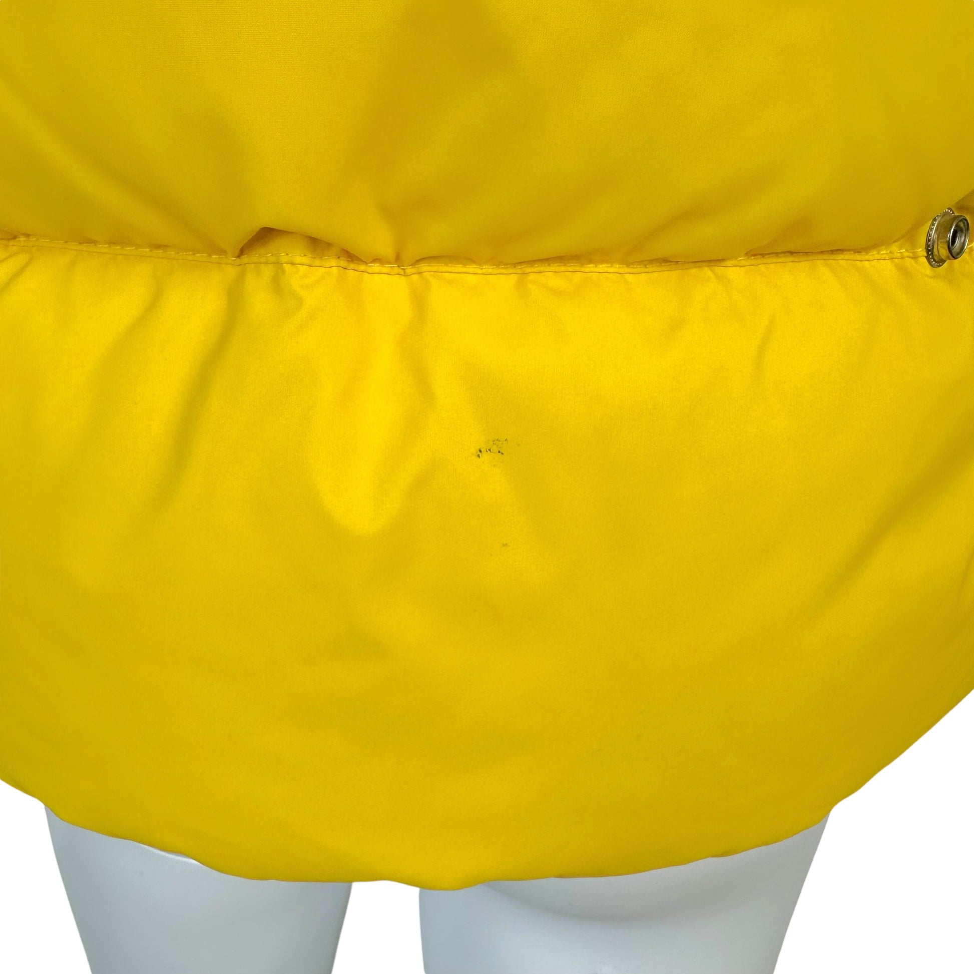 Dsquared2 Yellow Down Vest With Logo Patch