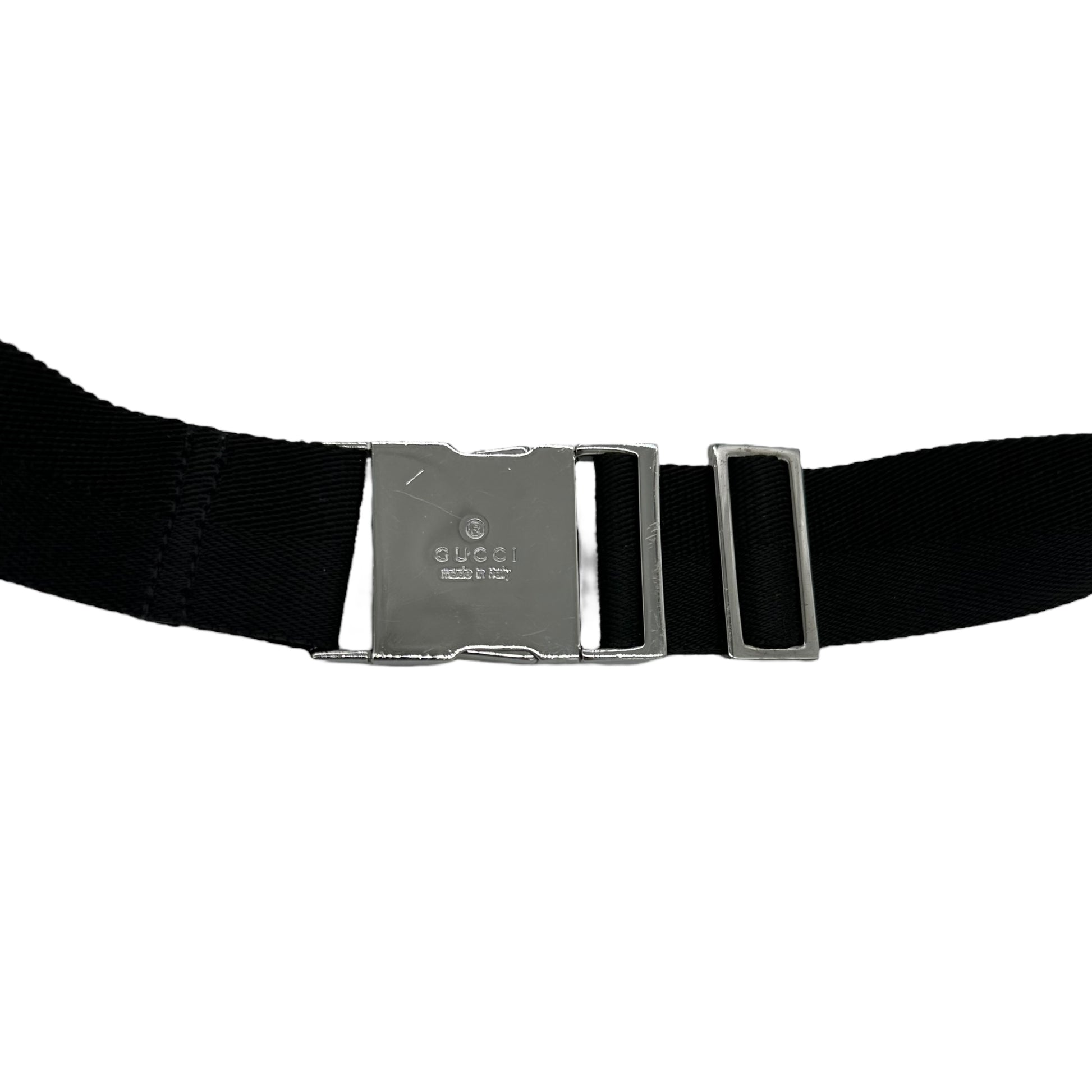 Gucci Black Monogram Canvas Fanny Pack - Outfit Repeater