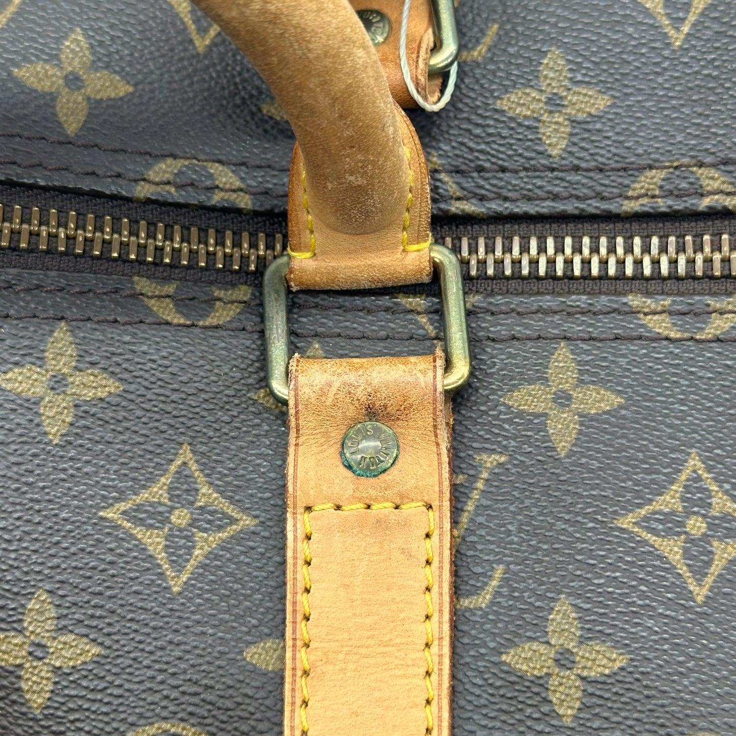 Louis Vuitton Classic Monogram Bandouliere 55 Duffle Bag - Outfit Repeater