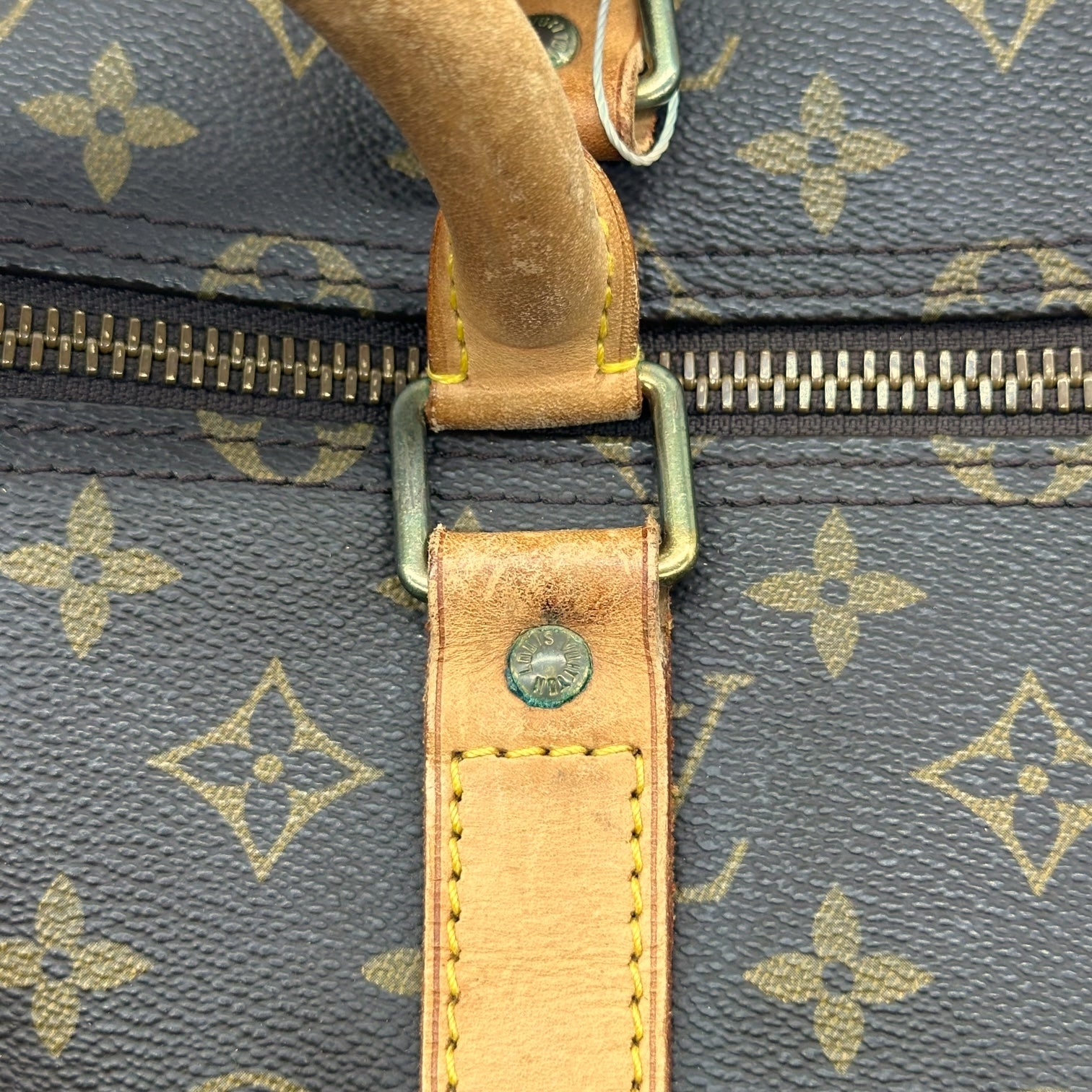 Louis Vuitton Classic Monogram Bandouliere 55 Duffle Bag - Outfit Repeater