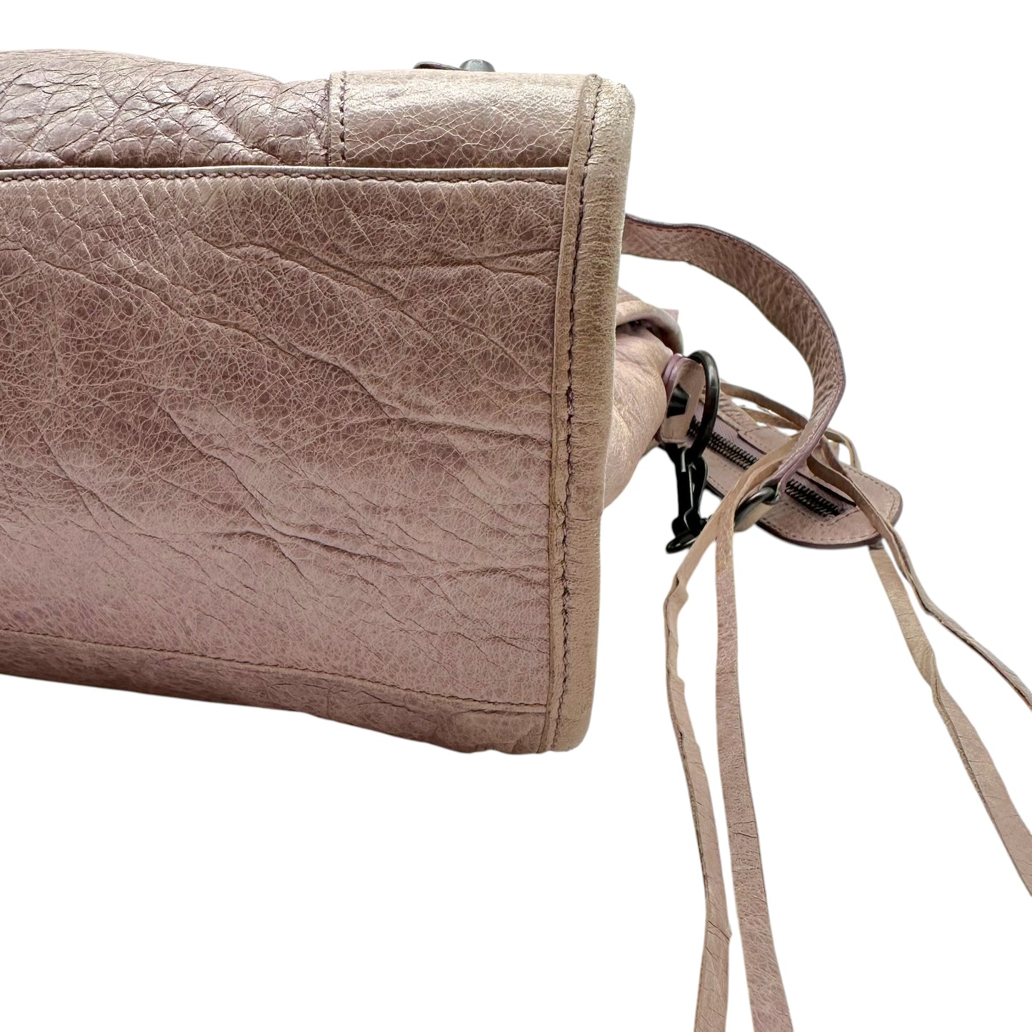 Balenciaga Lavender Leather 2-Way City Bag