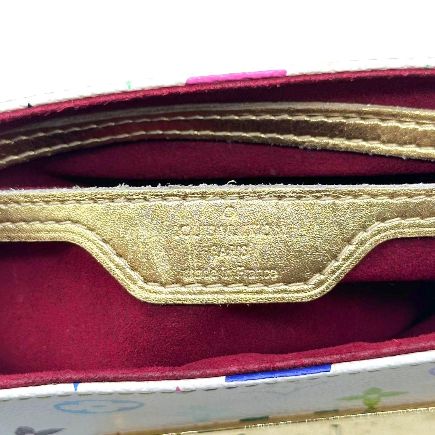 Louis Vuitton Murakami Marilyn Bag White Multicolor Gold