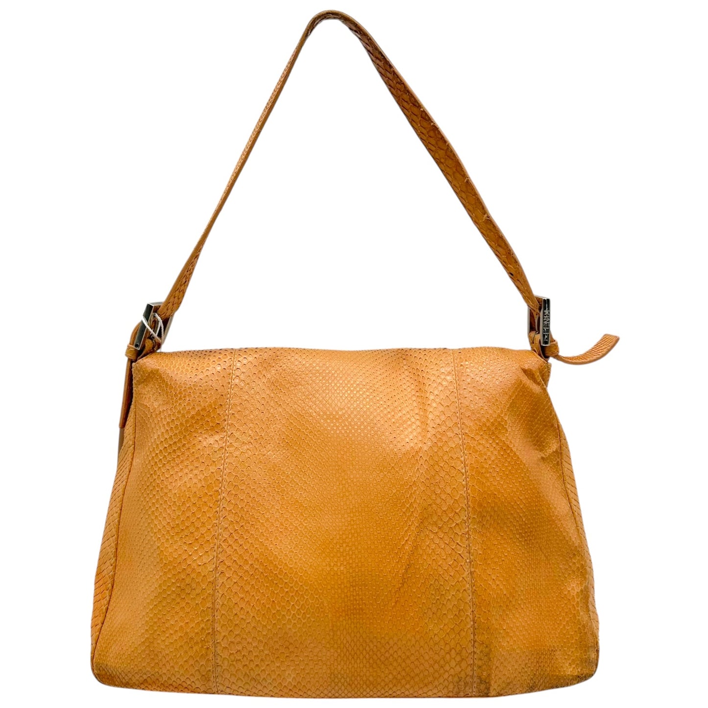 Fendi Salmon Pink Python & Marble Stone Mama Baguette Bag