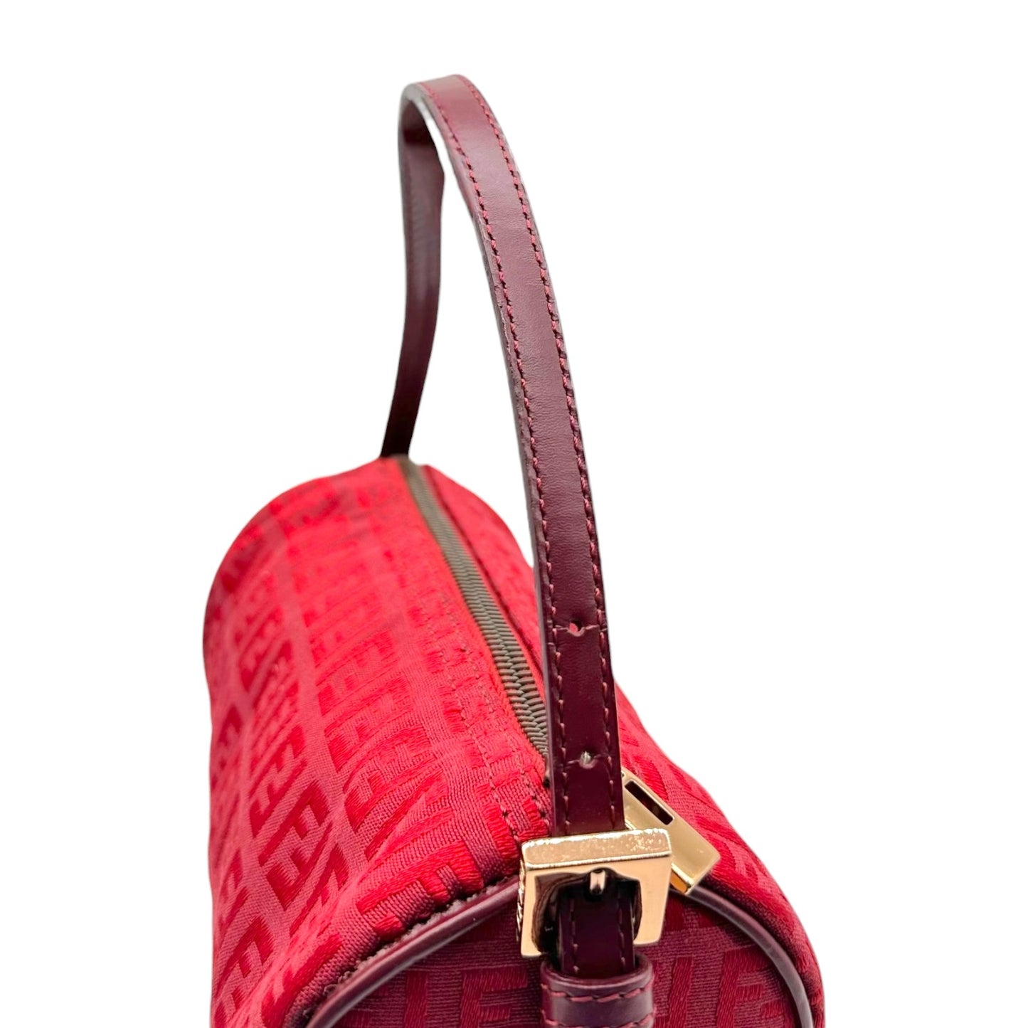 Fendi Mini Papillon Bag Red Zucchino Monogram