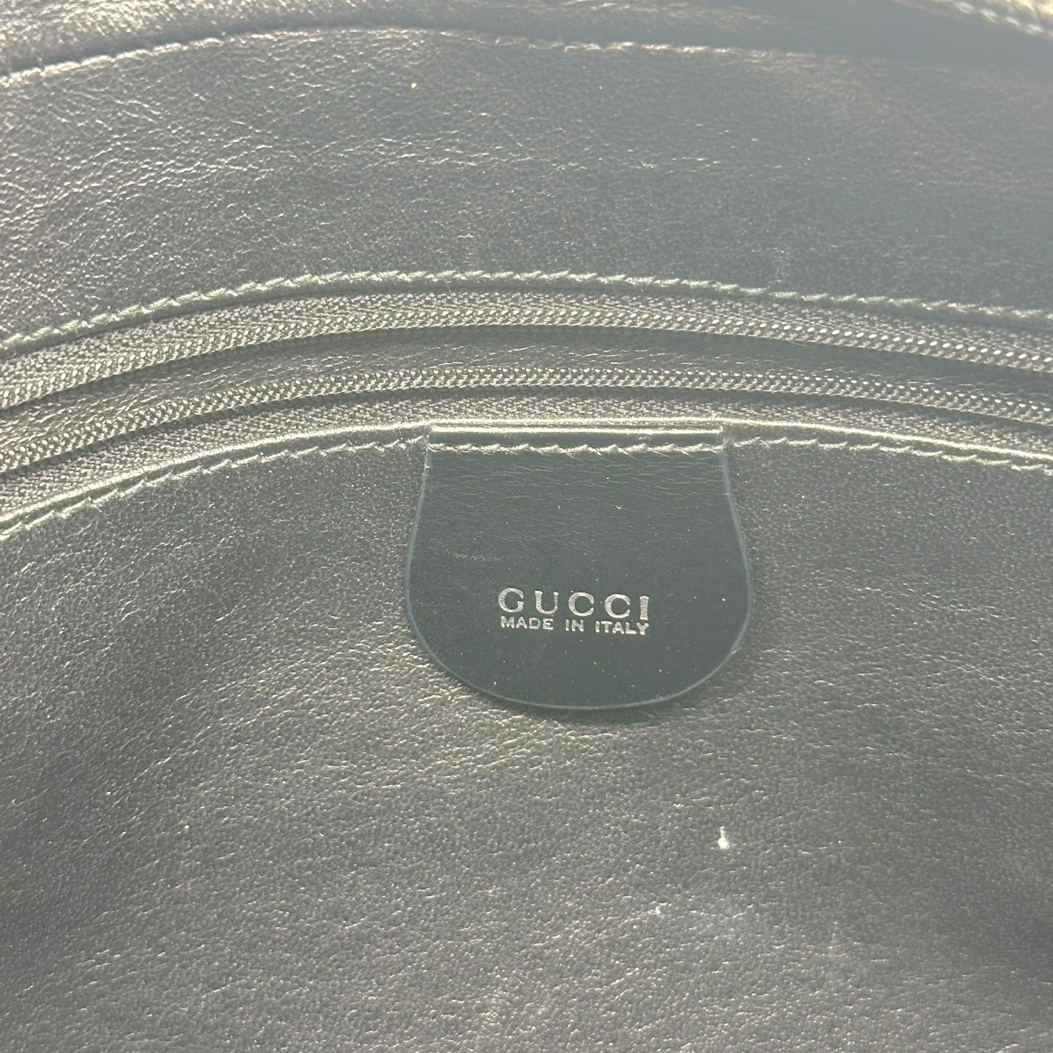 Gucci Shoulder Bag Black Ponyhair Rectangle Design