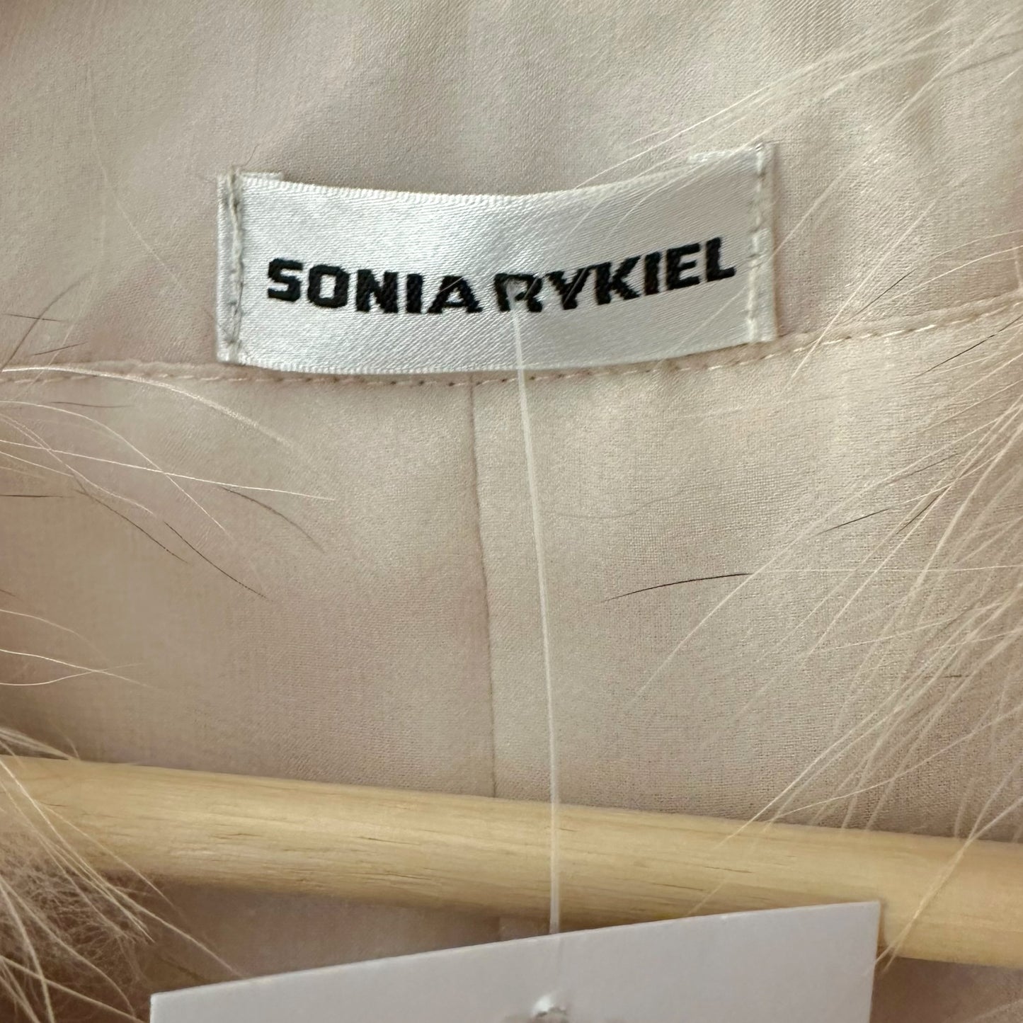 Sonia Rykiel Pink Raccoon Fur 3/4 Sleeve Cropped Jacket
