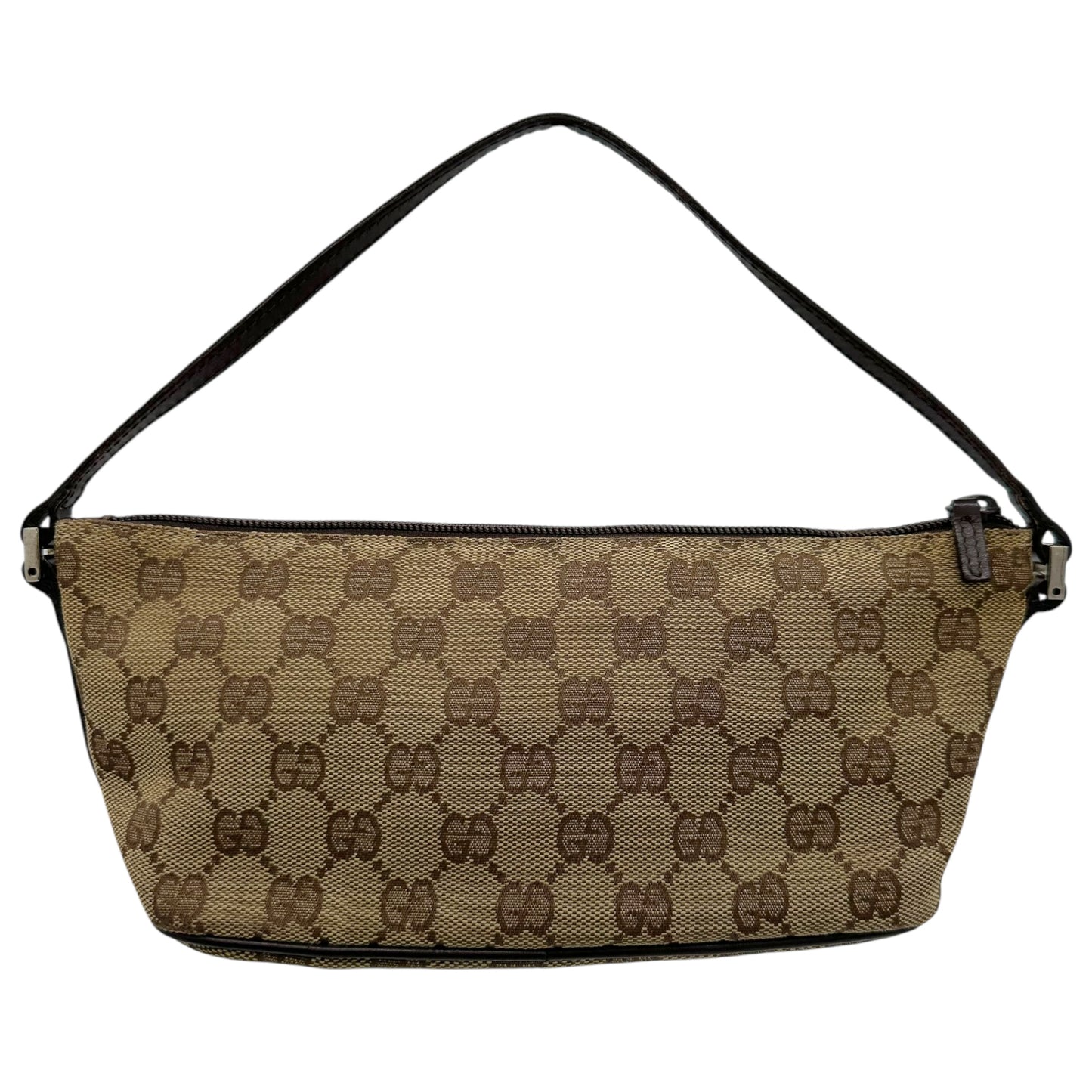 Gucci Tan Monogram Pochette Bag