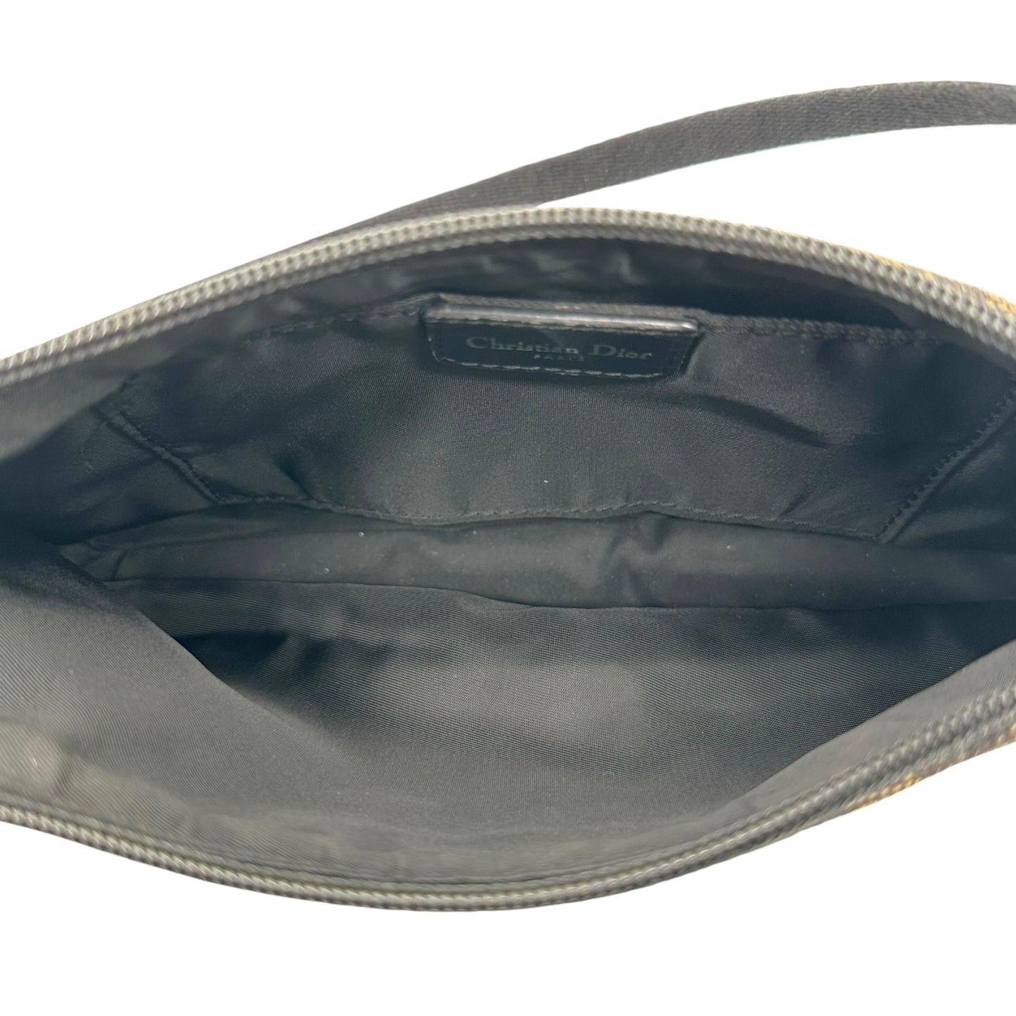 Christian Dior Navy Trotter Monogram Shoulder Pochette Bag
