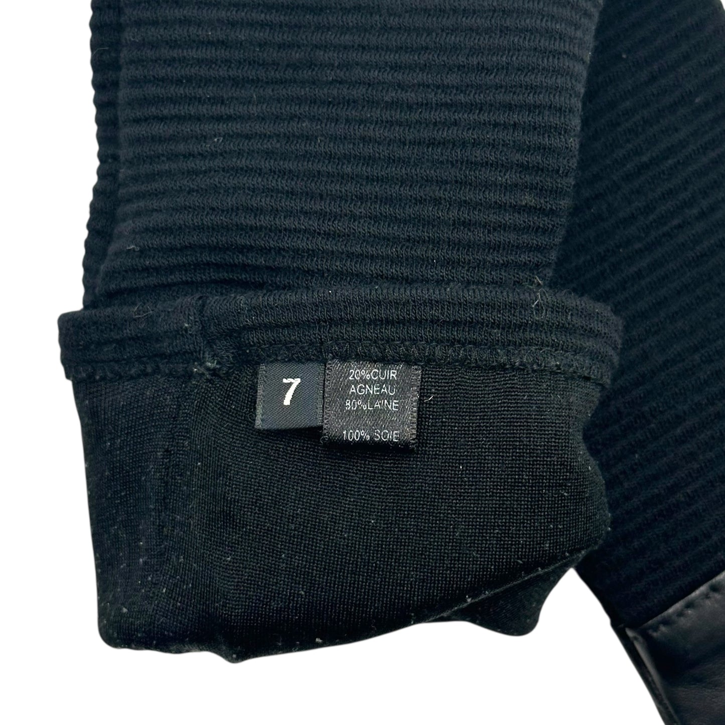 Chanel Lambskin & Wool Elbow Length Gloves