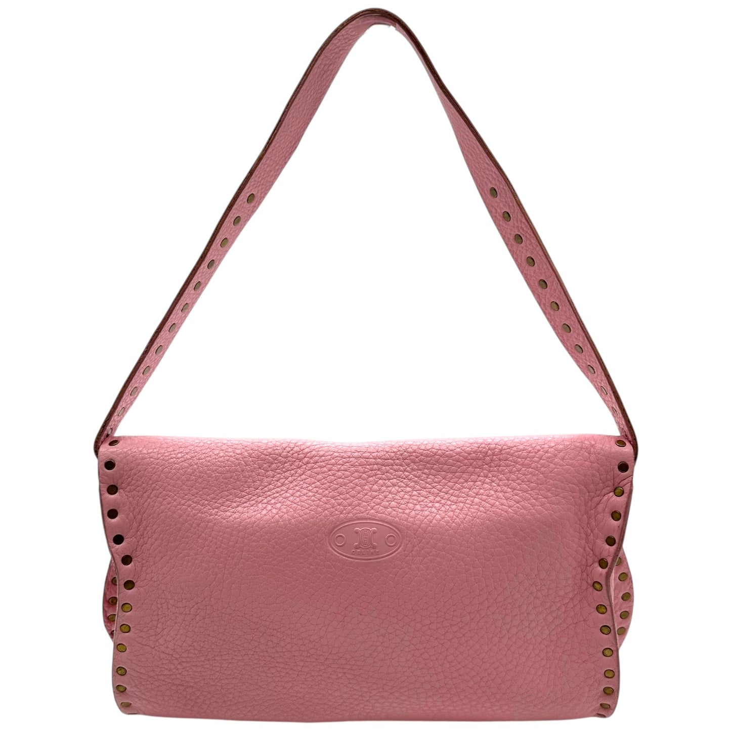 Celine Light Pink Studded Poulbot Bag