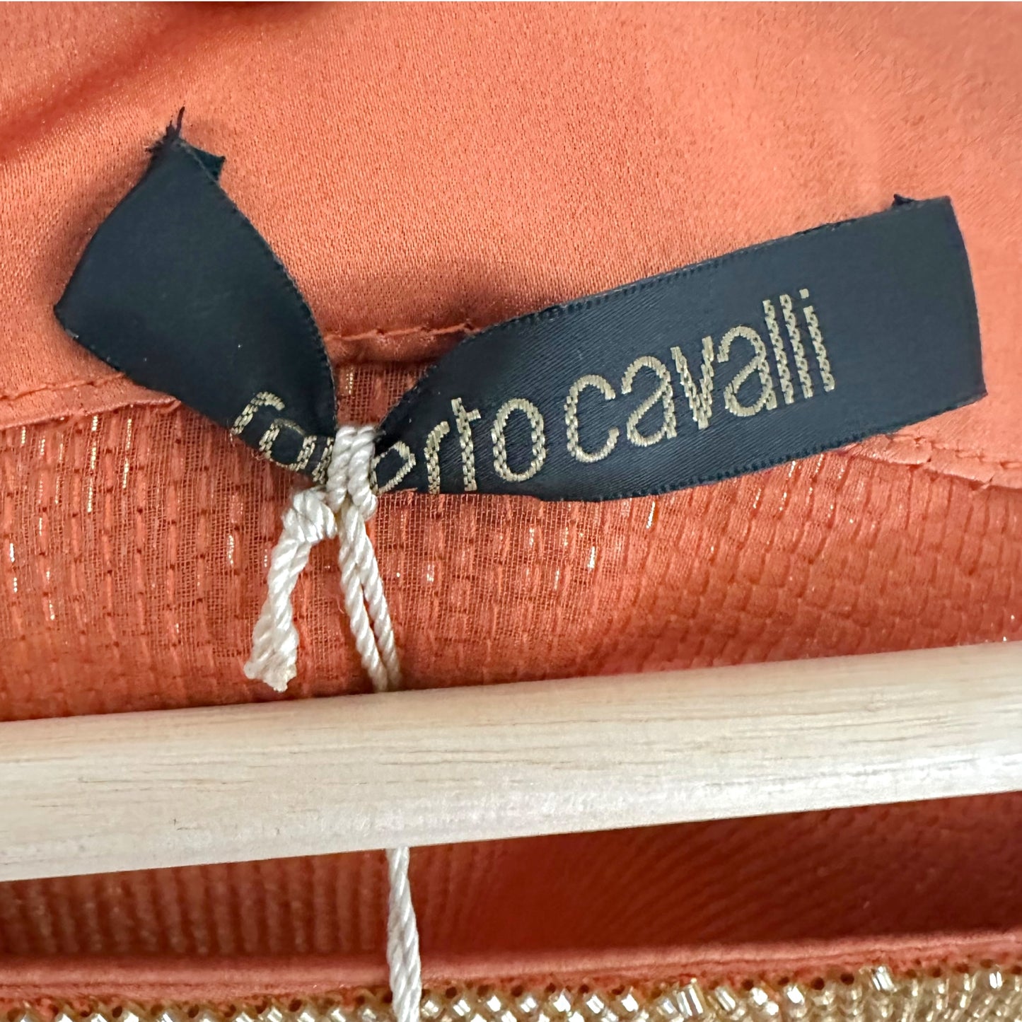 Roberto Cavalli 2007 Gold Fully Beaded Blouse NEW