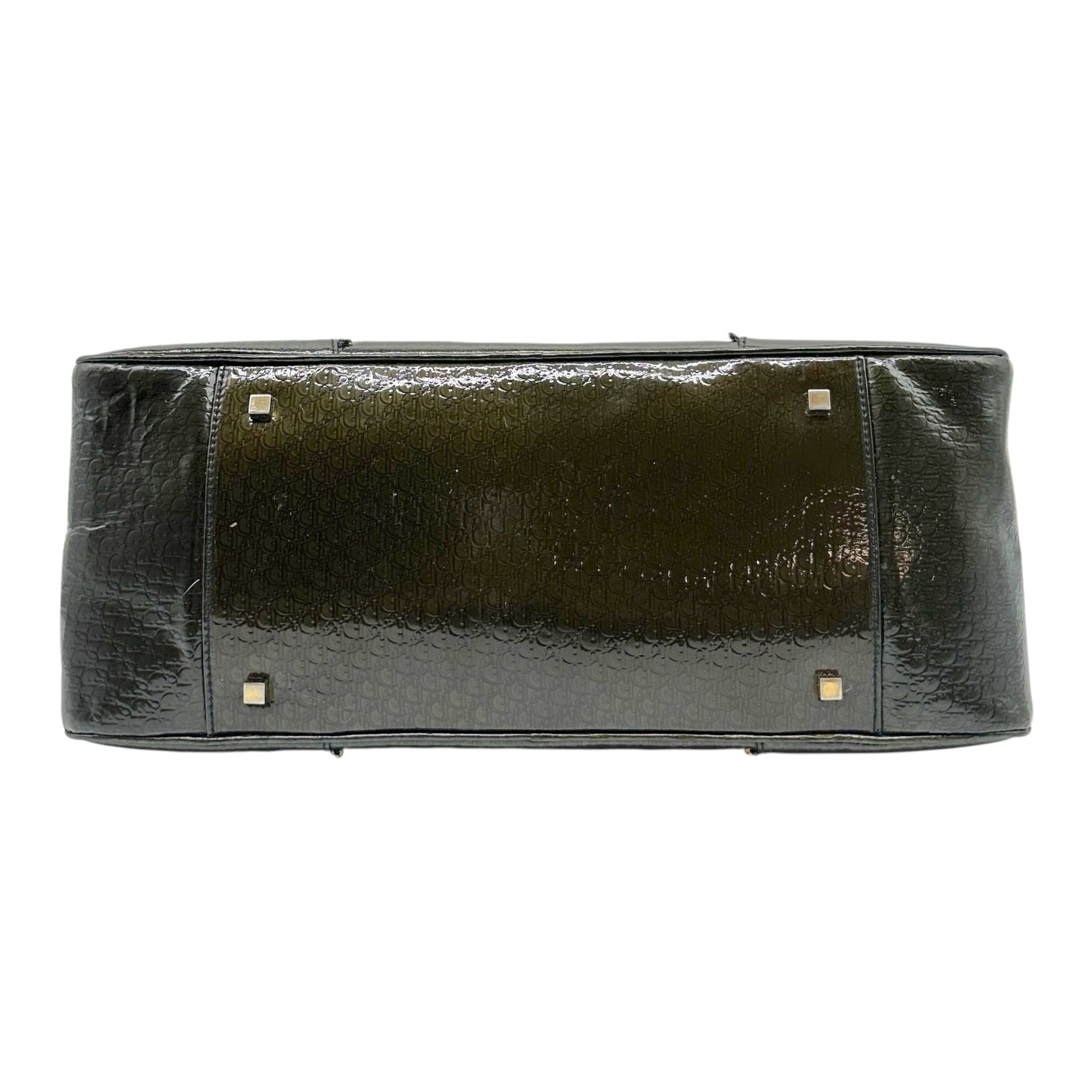 Christian Dior East-West Bowler Handbag Dark Khaki Green