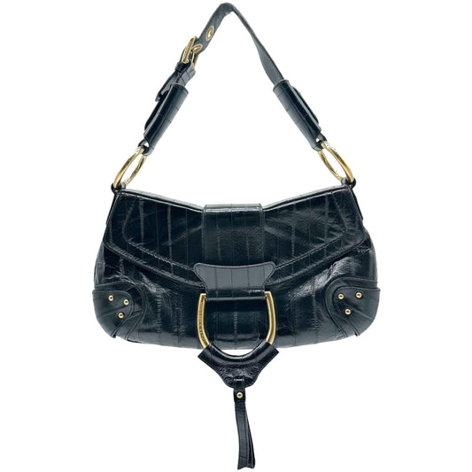 Dolce & Gabbana Black Eel Skin Shoulder Bag