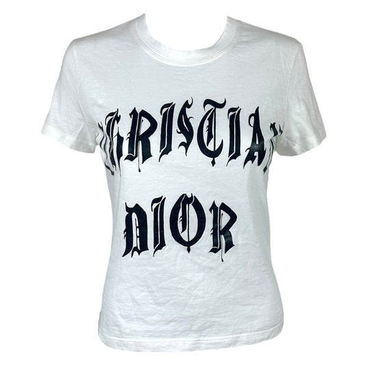 Christian Dior S/S 2002 Old English Logo T-Shirt