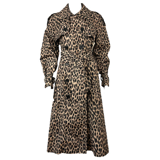 Sonia Rykiel Leopard Print Trench Coat
