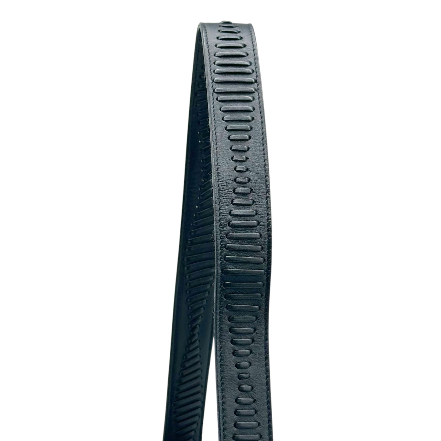 Alexander McQueen Black Fringe Whipstitch Shoulder Bag