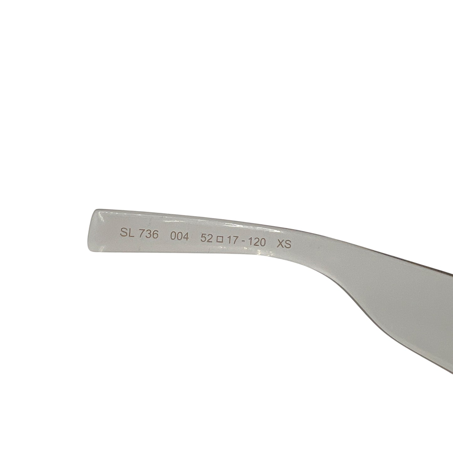 Saint Laurent Paris Clear Oval Sunglasses w/ Case