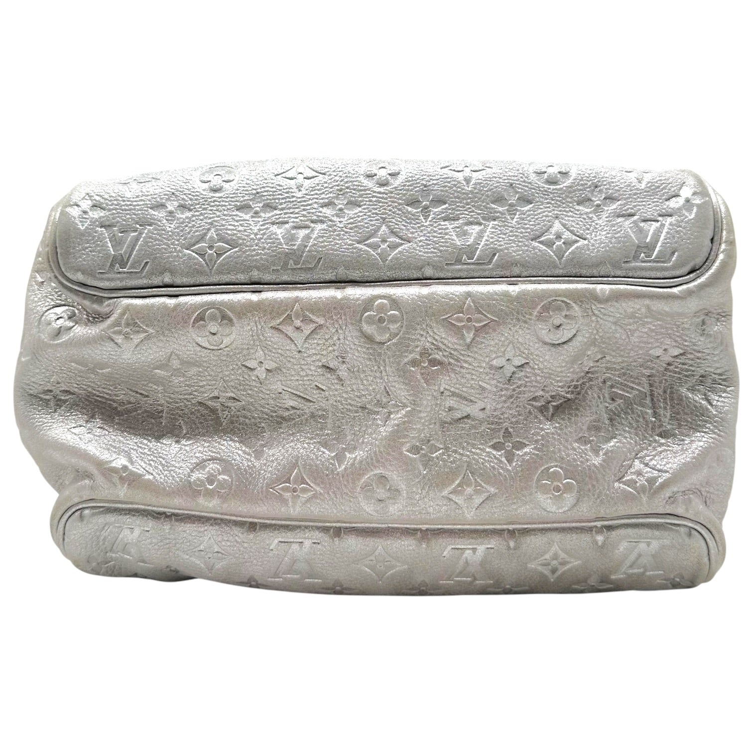 Louis Vuitton Silver Monogram Boston Shoulder Bag
