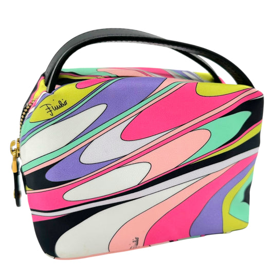 Emilio Pucci Multicolor Printed Silk Pochette Bag