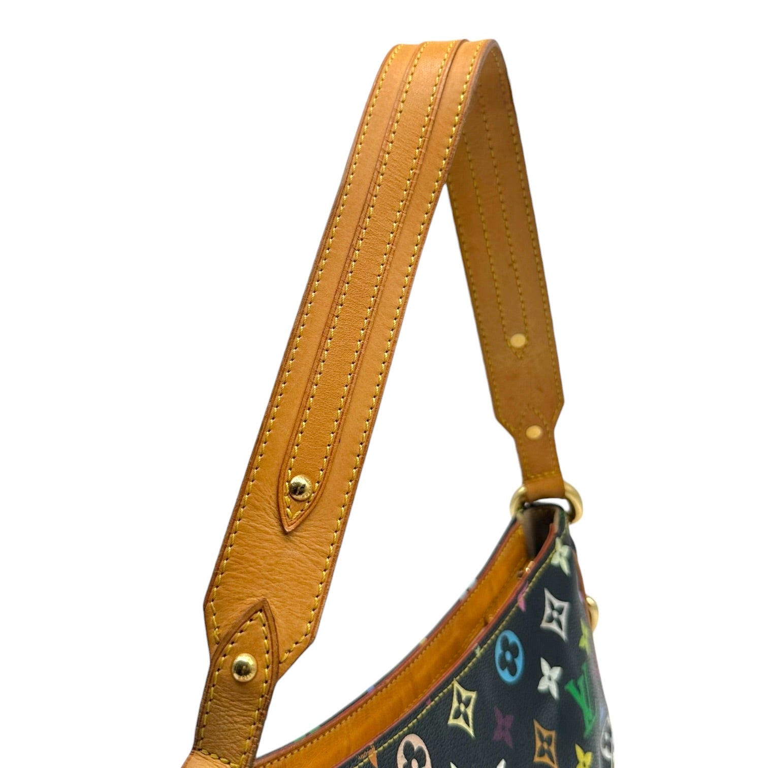 Louis Vuitton Shoulder Bag Black Multicolor Murakami Print