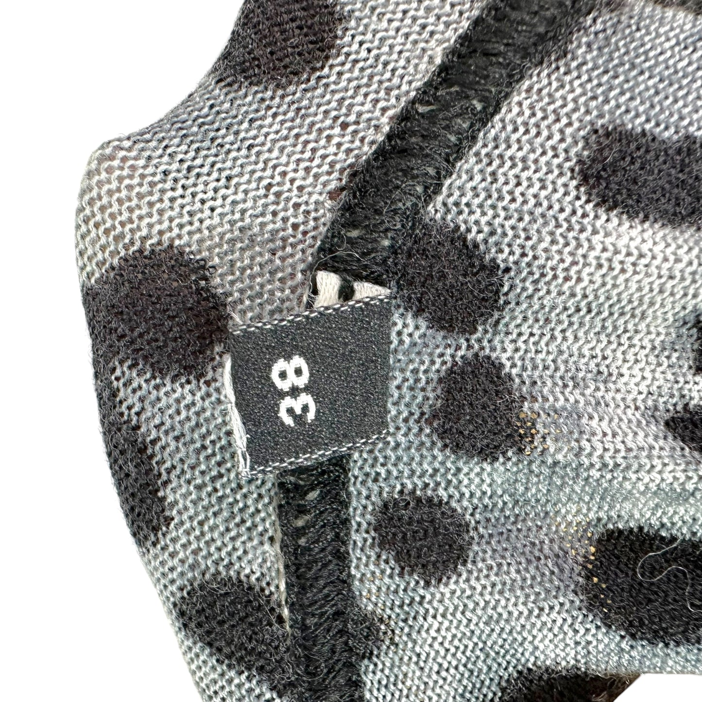 Dolce & Gabbana Gray Leopard Print Longline Cardigan