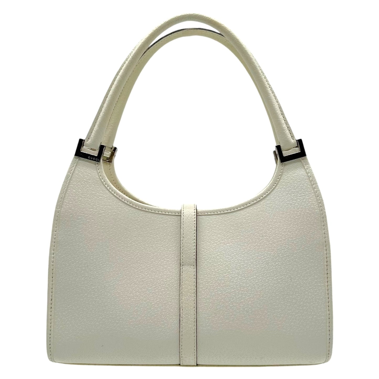 Gucci White Leather Mini Jackie Bag