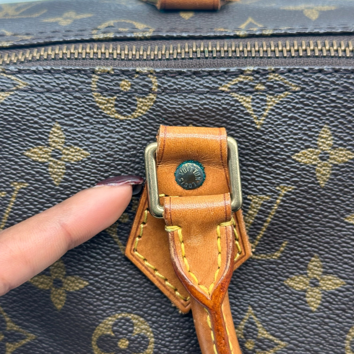 Louis Vuitton Speedy 30 Handbag Brown Monogram Canvas