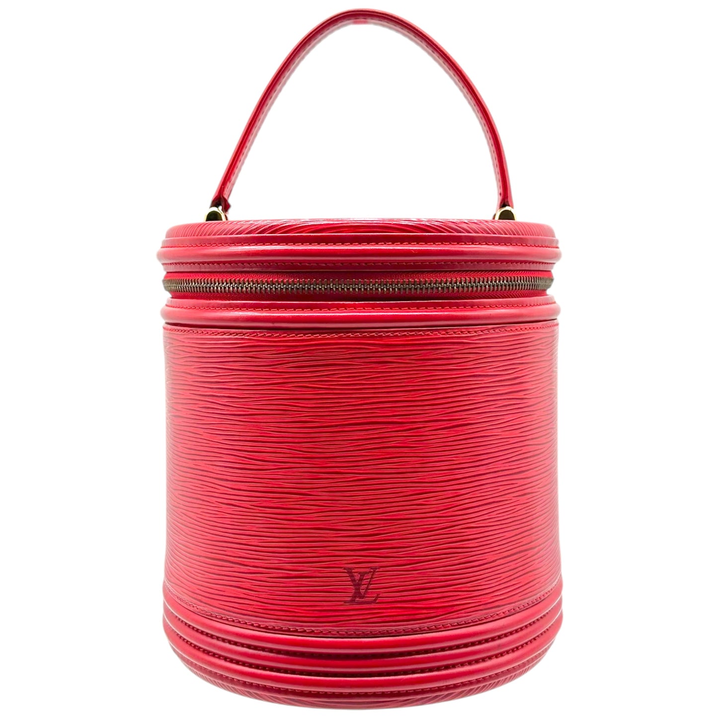 Louis Vuitton Red Epi Leather Vanity Bag