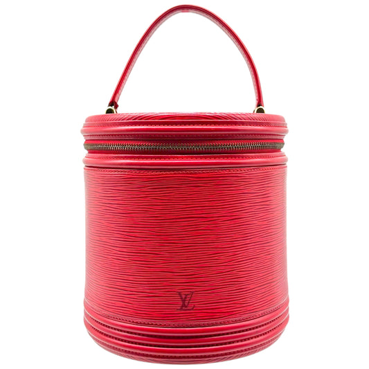 Louis Vuitton Red Epi Leather Vanity Bag