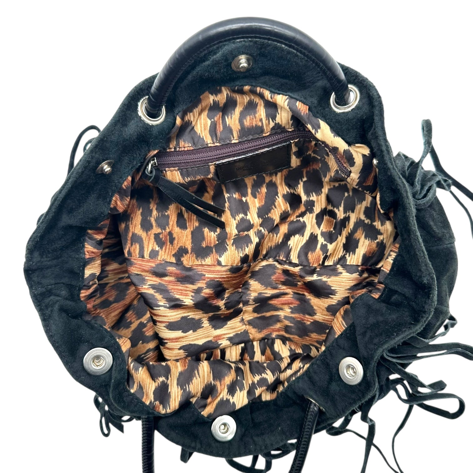 Dolce & Gabbana Black Suede Bow Embellished Mini Bag - Outfit Repeater