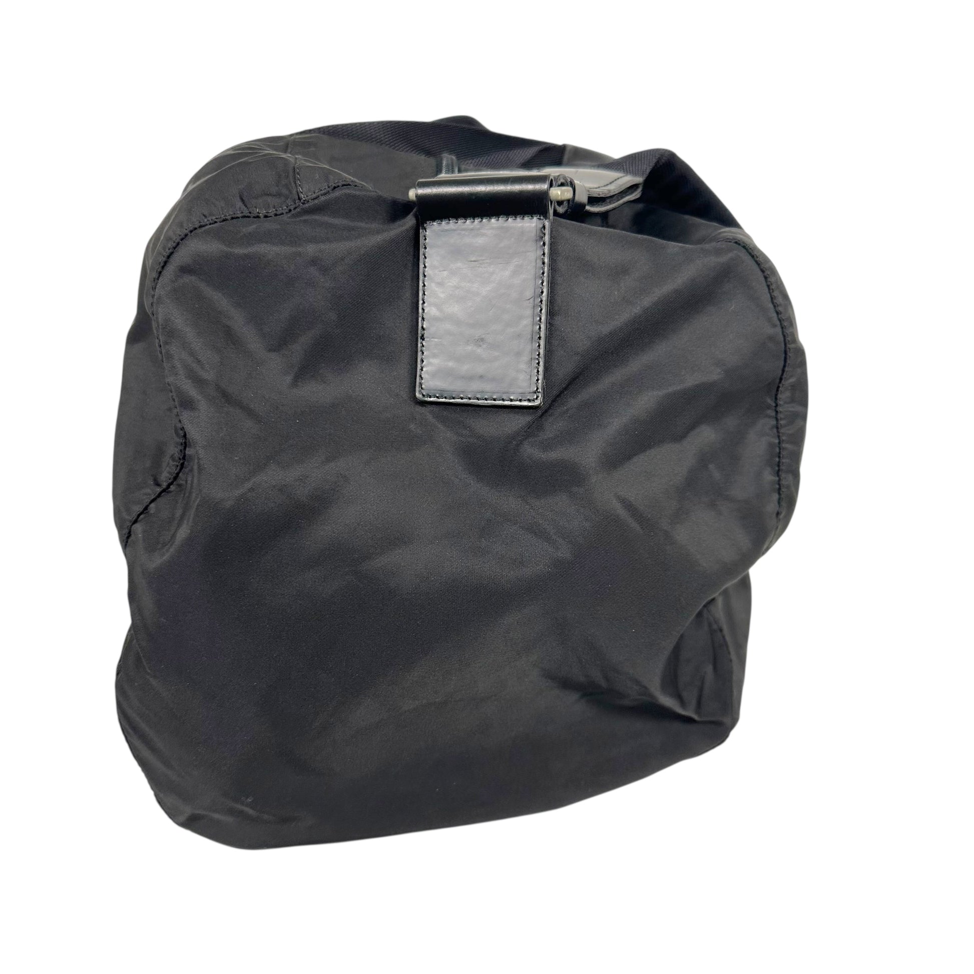 Prada Black Nylon Barrel 2-Way Duffle Bag - Outfit Repeater