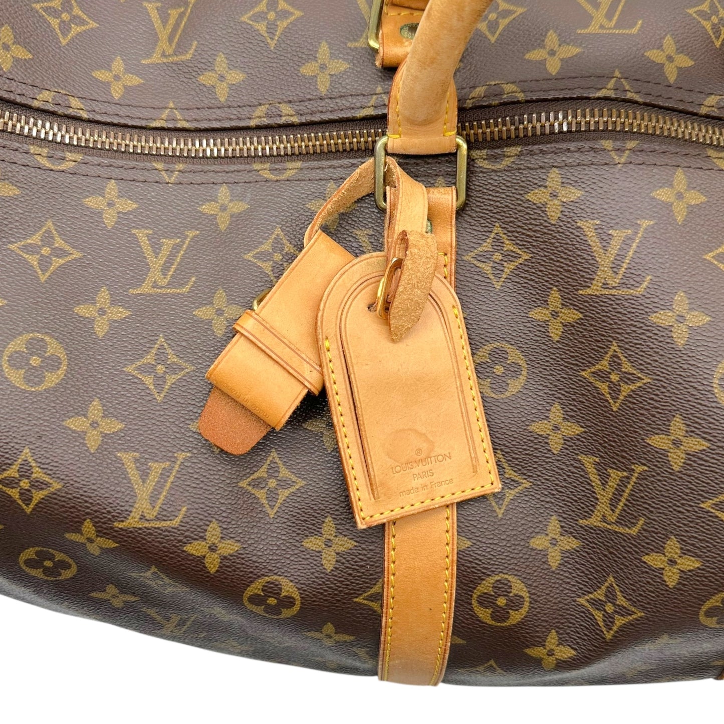 Louis Vuitton Classic Monogram Bandouliere 55 Duffle Bag - Outfit Repeater