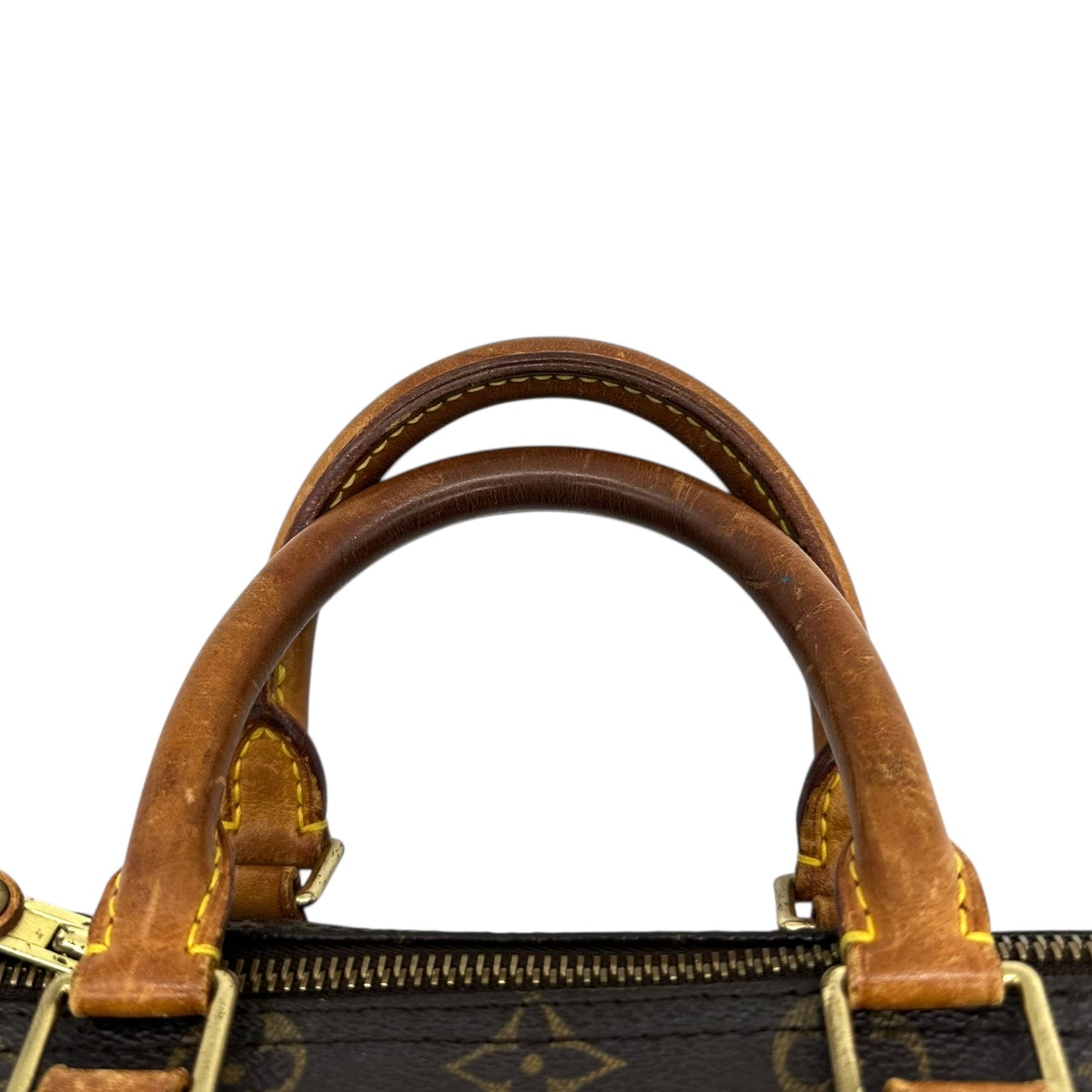 Louis Vuitton Brown Monogram Canvas Speedy 25 Bag - Outfit Repeater