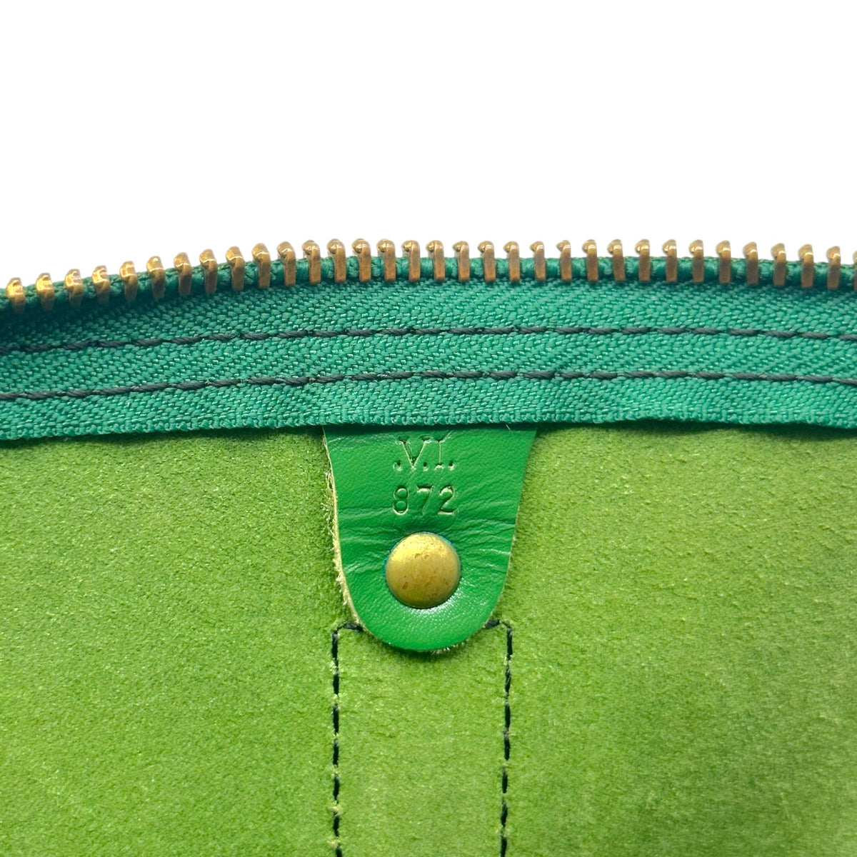 Louis Vuitton Green Epi Duffle Bag