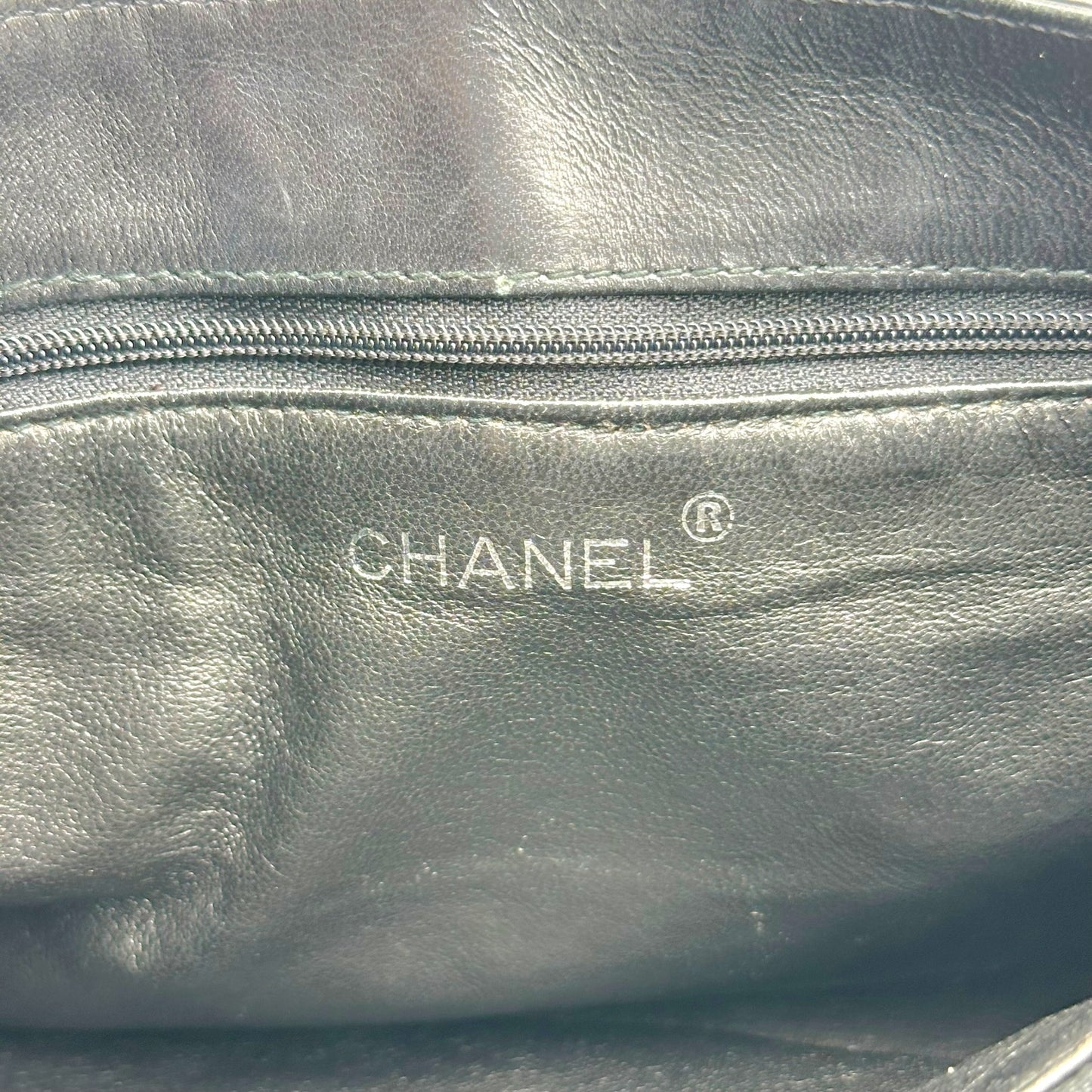 Chanel Black & Silver Quilted Matelasse Hobo Shoulder Bag 2000-02