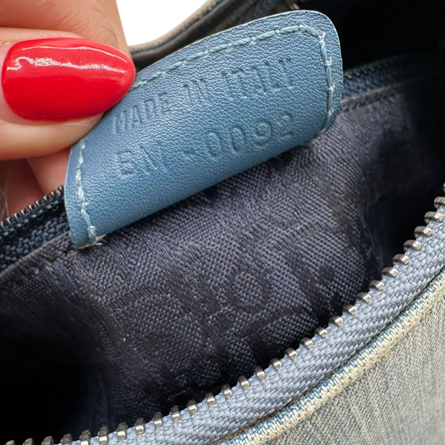 Christian Dior Light Wash Denim Admit It Shoulder Bag - Outfit Repeater