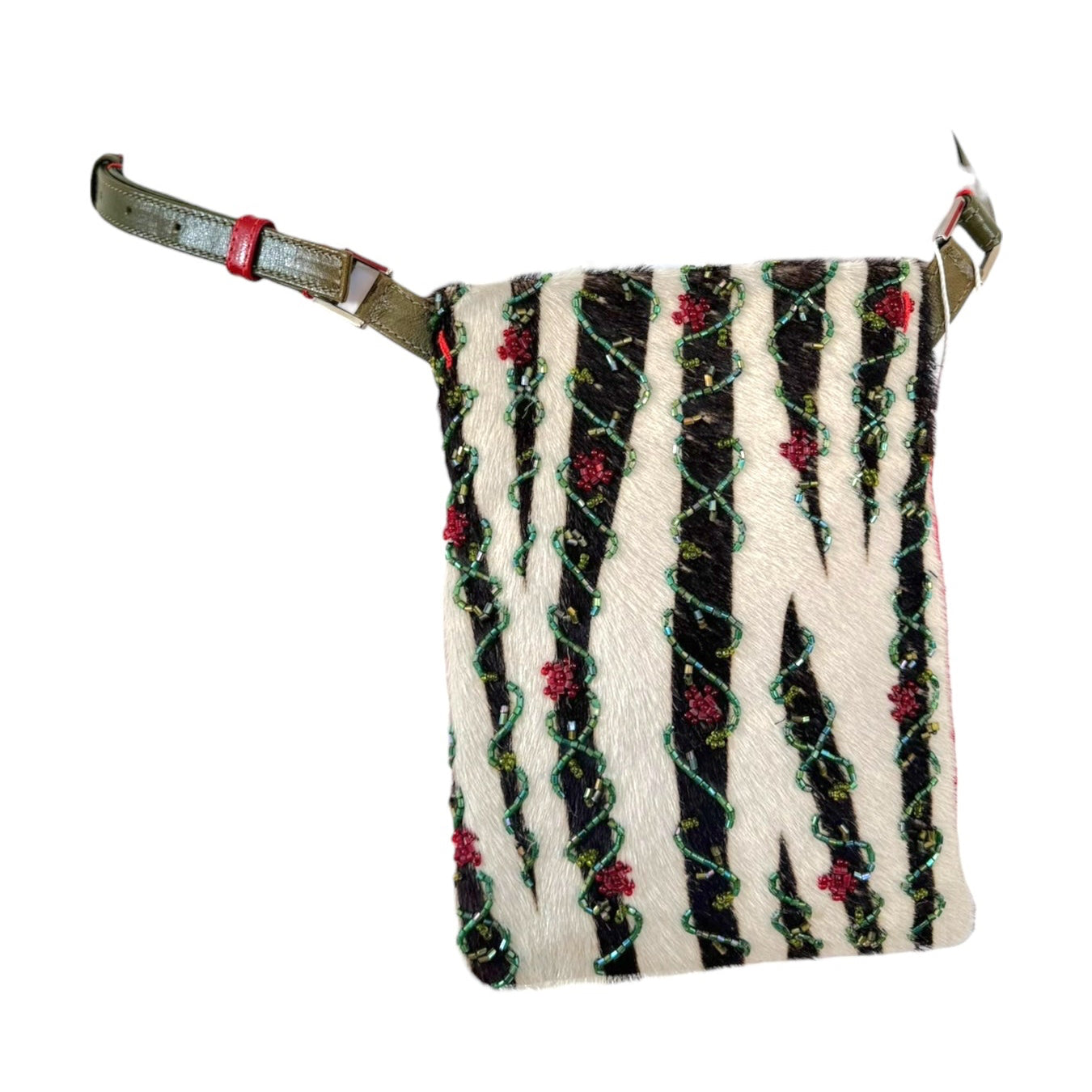 Valentino Garavani Beaded Leopard Print Waist Bag