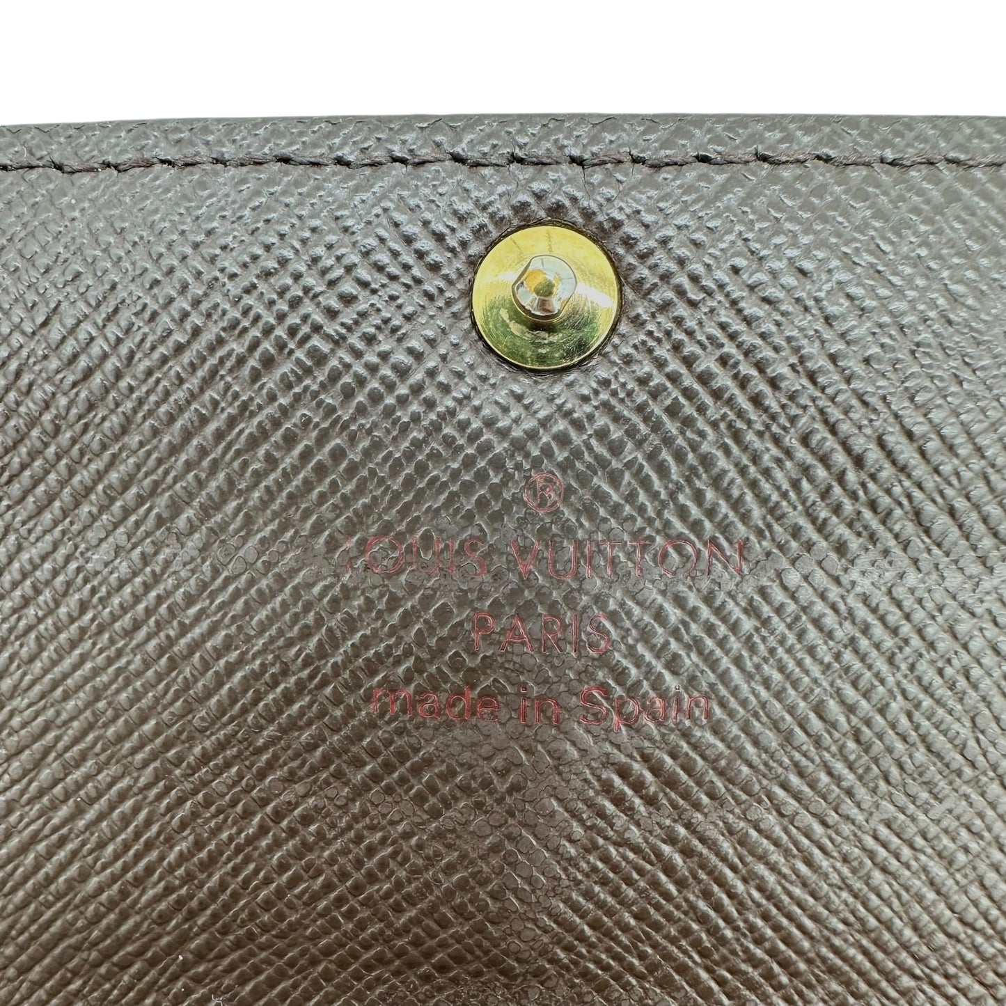 Louis Vuitton Damier Ebene Sarah Wallet