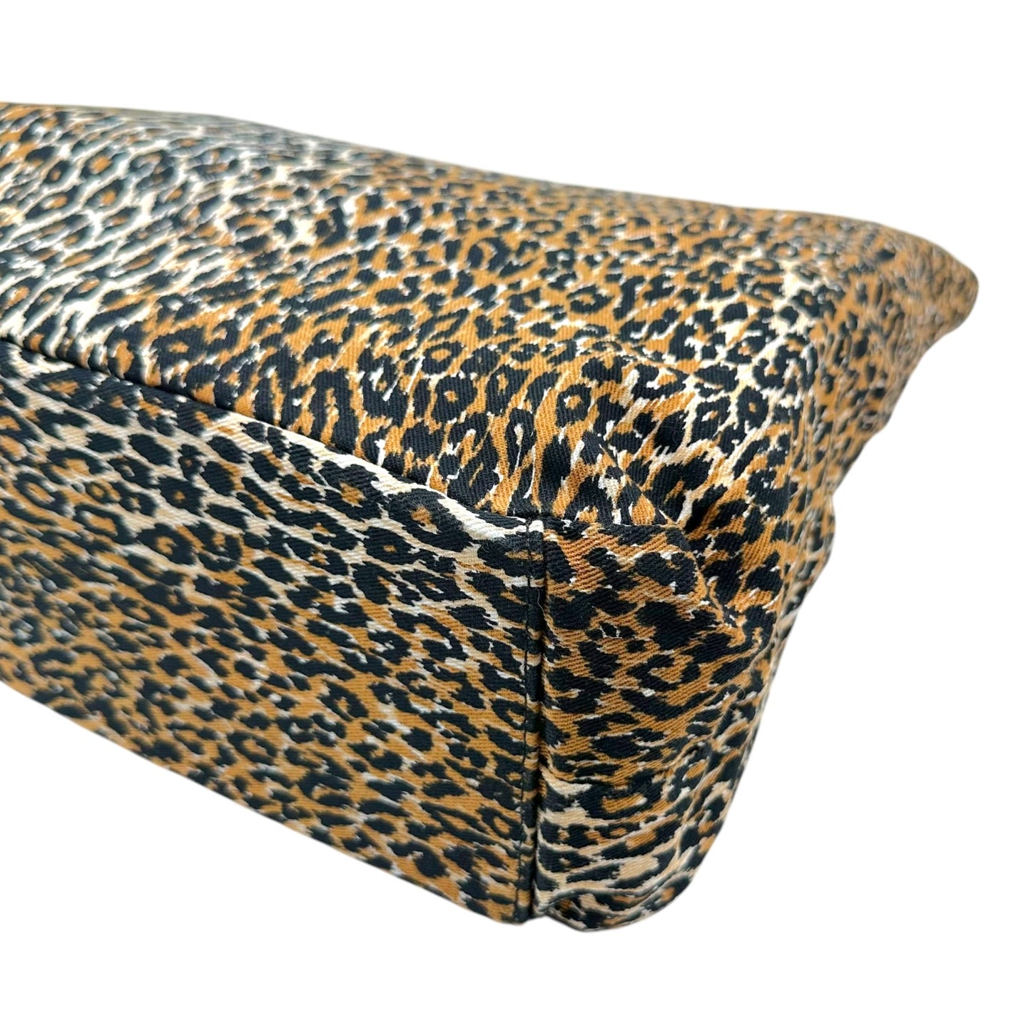 Dolce & Gabbana Leopard Print Tote Bag with Wooden Handles