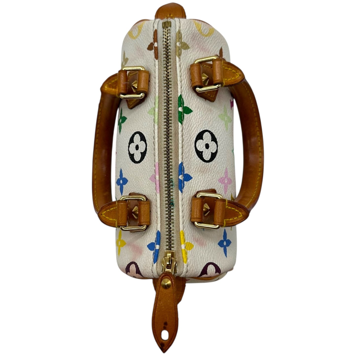 Louis Vuitton White Murakami Multicolor Mini Speedy Bag