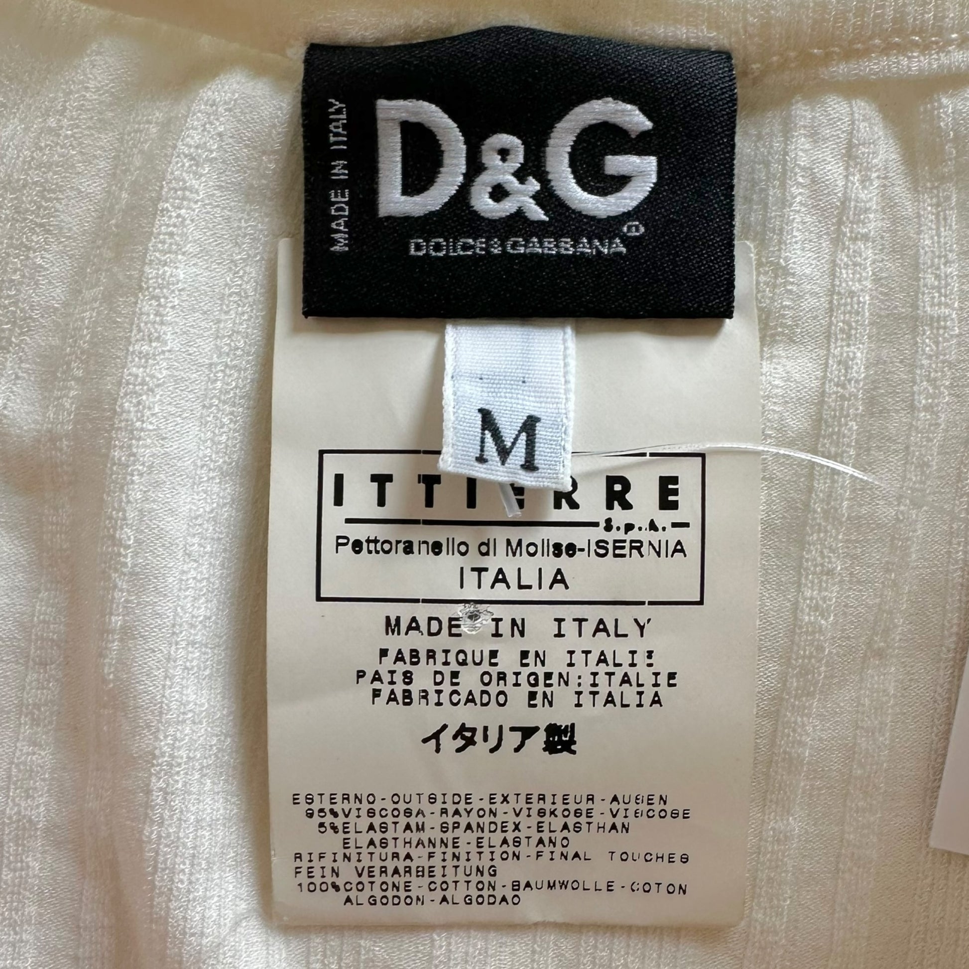 D&G Dolce & Gabbana Hong Kong Sheer Graphic T-Shirt - Outfit Repeater