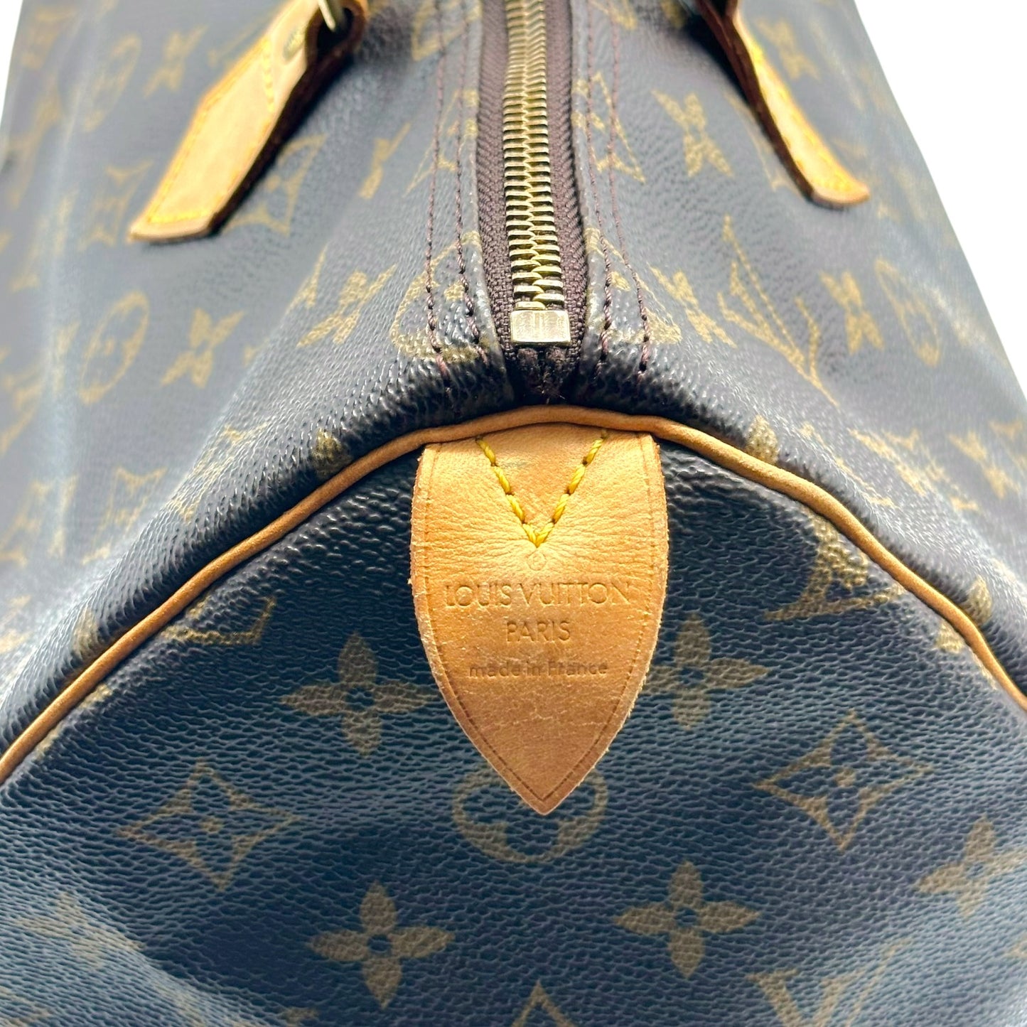 Louis Vuitton Classic Monogram Speedy 35 Handbag