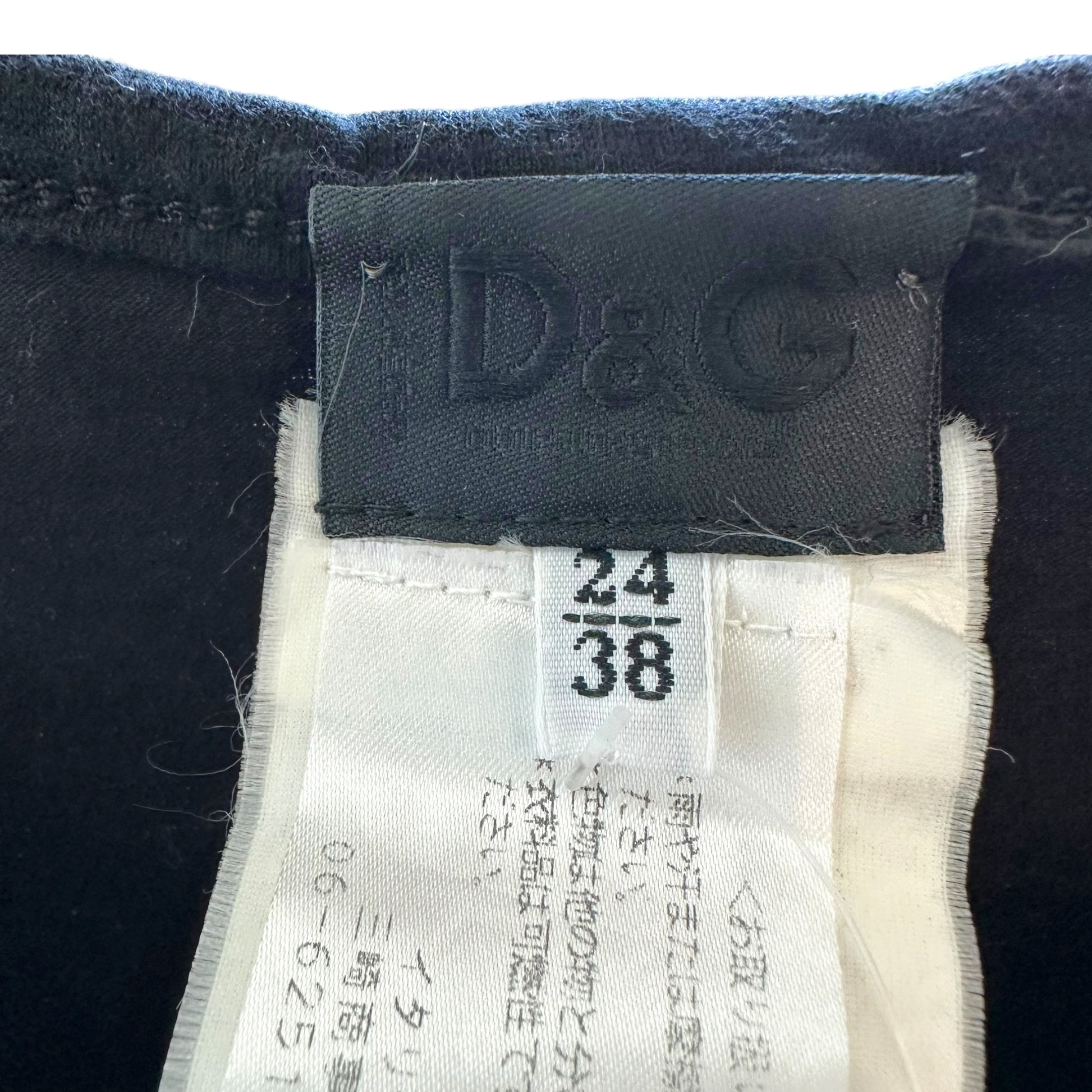 Dolce & Gabbana Black Red Leather Eagle Tank Top
