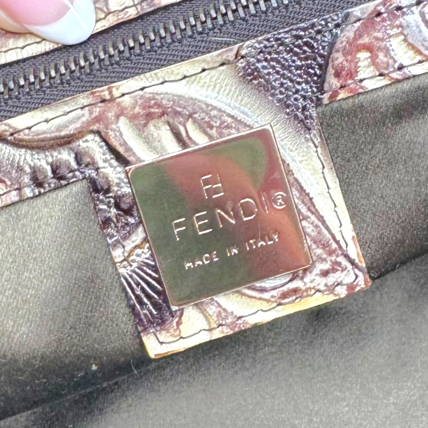 Fendi 'Lynx & Leopard' Patchwork Rabbit Fur Tote Bag - Outfit Repeater