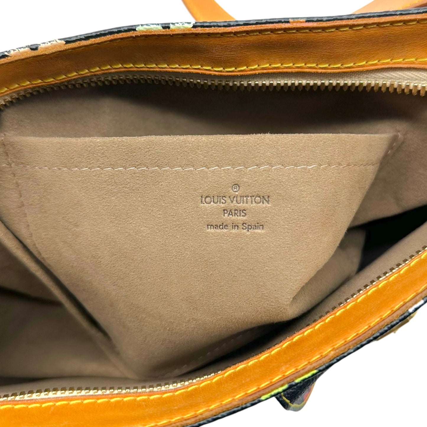Louis Vuitton Crossbody Bag Black Multicolor Murakami