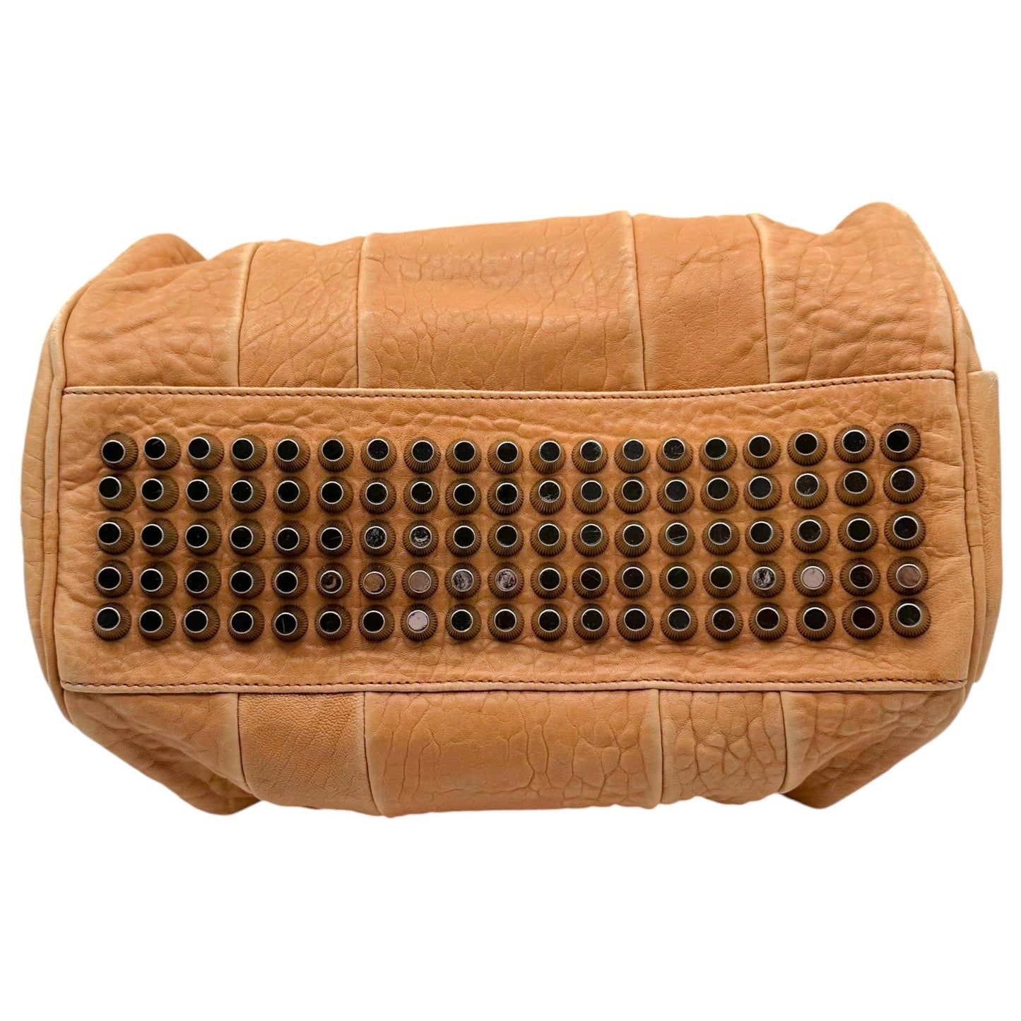 Alexander Wang Tan Silver Studded Leather Rocco 2-Way Bag
