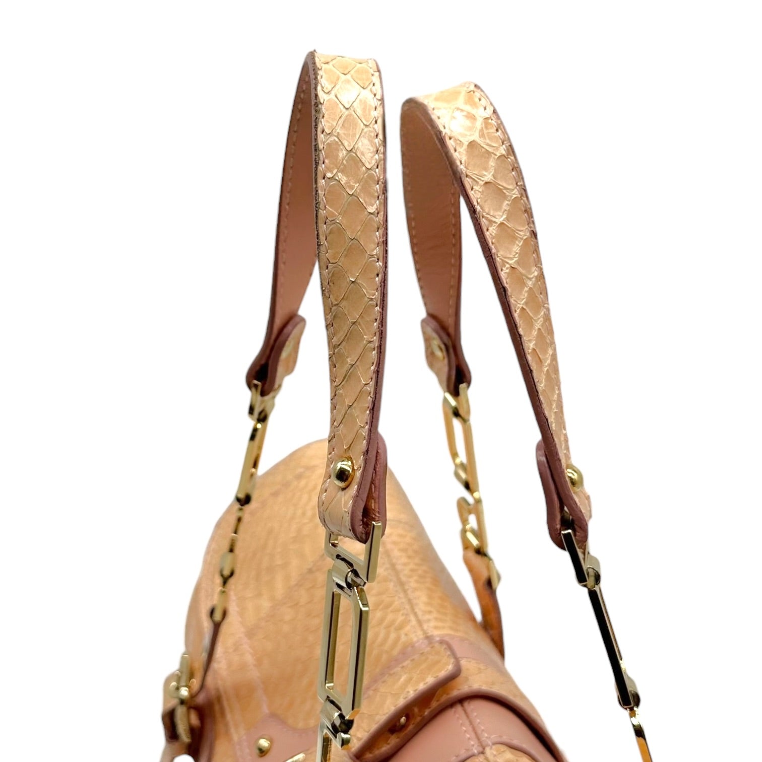 Dolce & Gabbana Light Pink Python East-West Bag