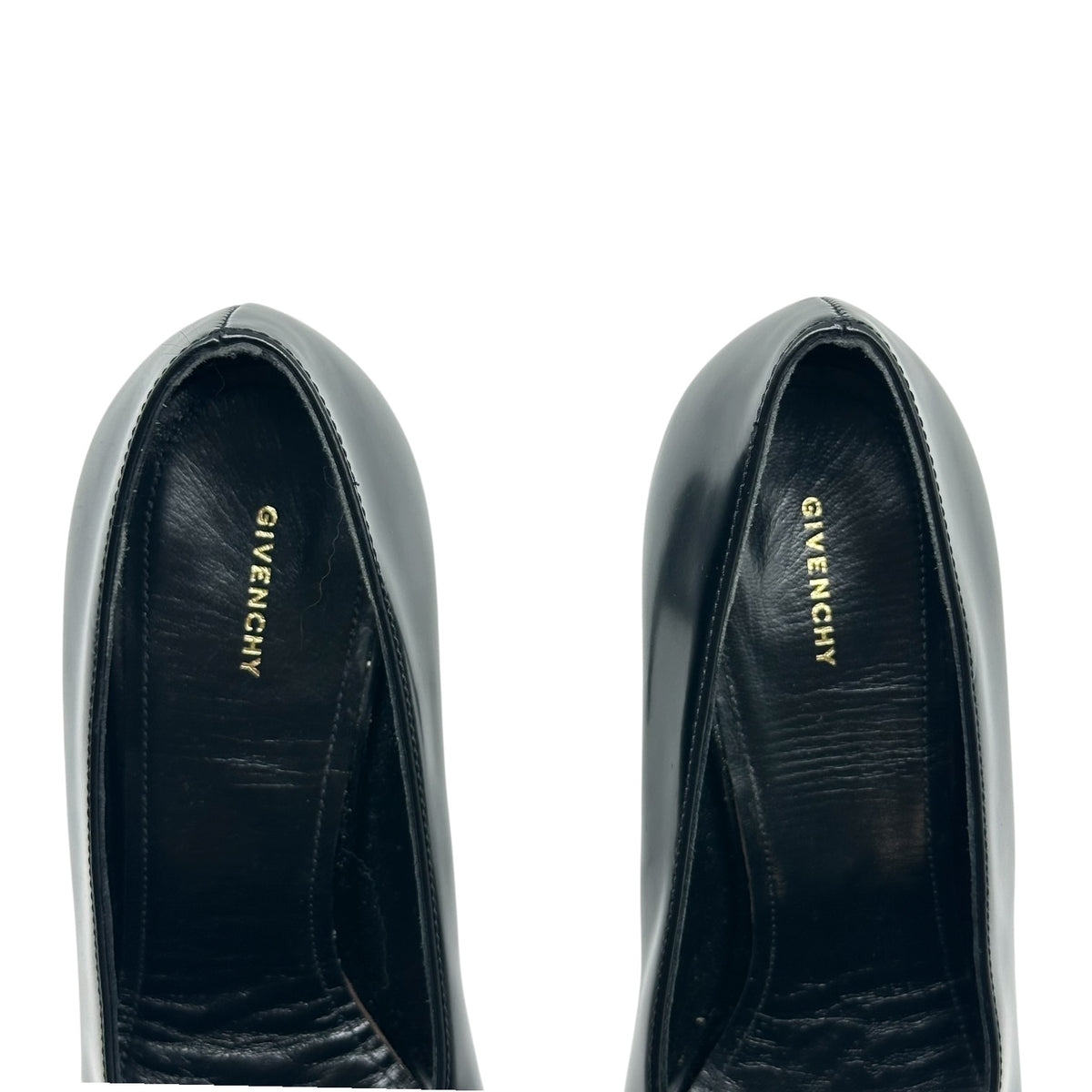 Givenchy Black Leather Crystal Embellished Pumps
