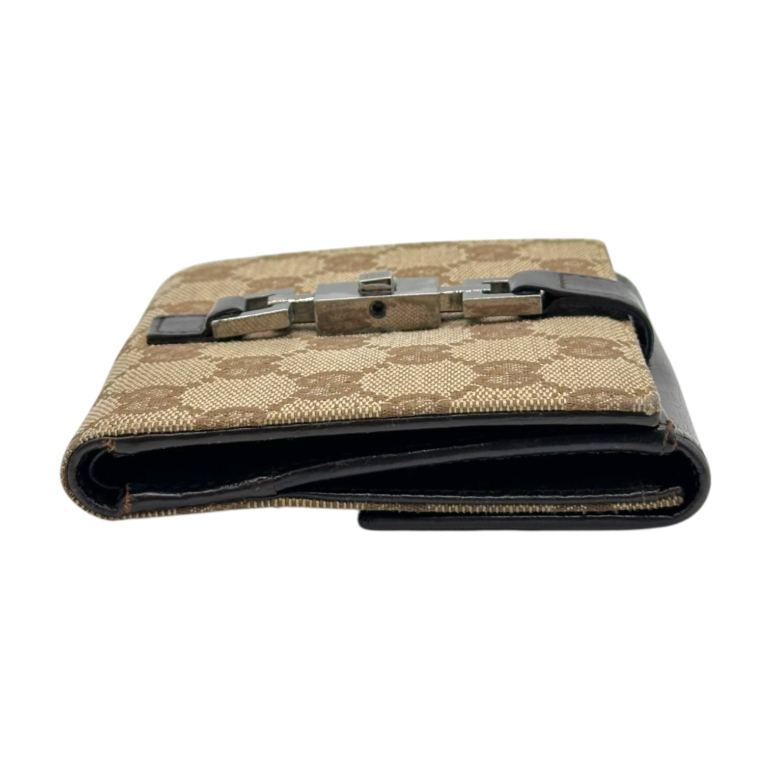 Gucci Tan Monogram Jackie Bi-Fold Wallet - Outfit Repeater